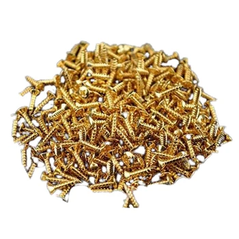 

30pcs Gold Pickguard Screws For Electric Guitar Bass Screws For Pickguard Back Plate Mount DIY Luthier Tool Pickguard Screws