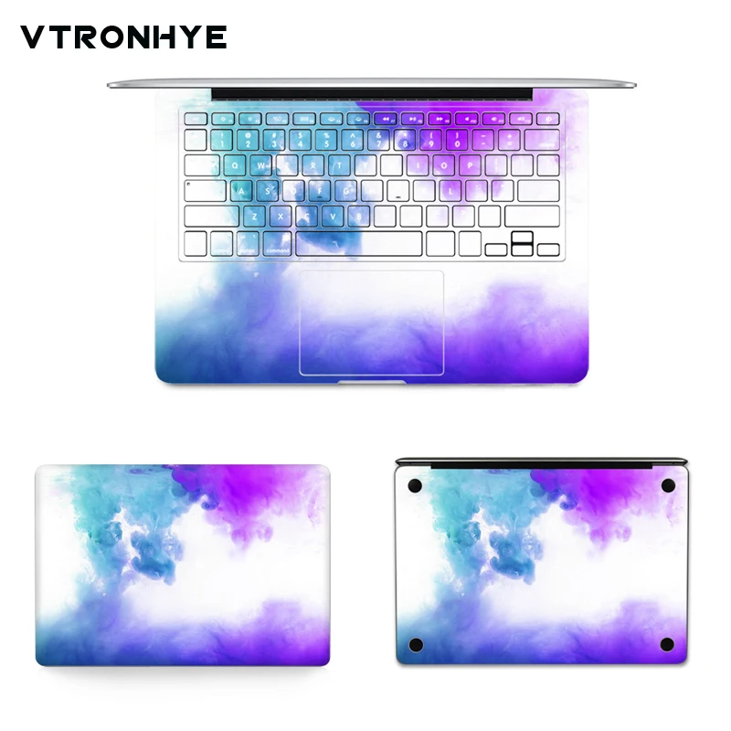 

Computer Stickers for Apple Macbook Pro Air Retina 11.6" 12" 13.3" 15.4" Notebook Stickers Full Set PVC Protective Shell Skin