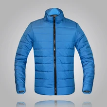 Мужская уличная спортивная теплая одноцветная куртка зимняя плюс жир увеличение пуховик Толстая куртка хлопок
