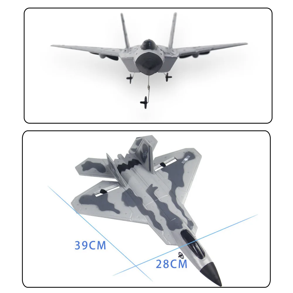 2,4 ГГц F22 RC самолет с шасси RTF пульт дистанционного управления RC Квадрокоптер модель самолета FX-822 детские игрушки