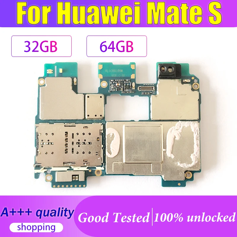 Original For HUAWEI Mate S Motherboard 32GB 64GB 100% Tested Logic Board CRR-L09 Mainboard With Full Chips | Мобильные телефоны и