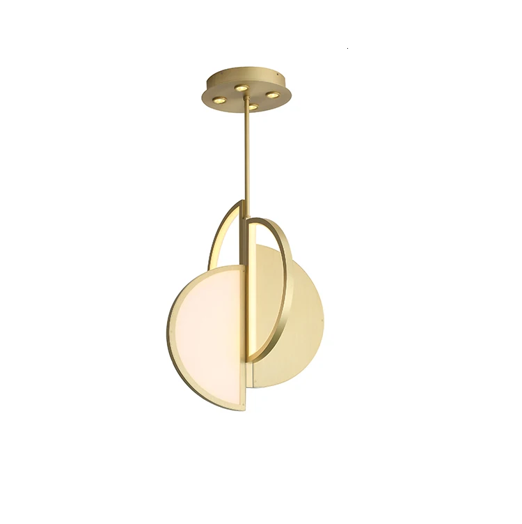 

White Color Led Pendant Light Acrylic Material House Lighting Furniture Warm White Light Source Unique Led Ceiling Fixture