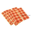 250pcs(25 sheet) 1.5inch Target Pasters Paper Stickers for Air Rifle Gun Shooting Orange ► Photo 3/6