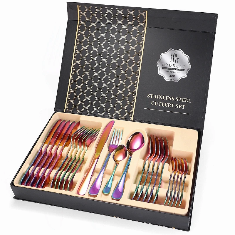 24pc Rainbow set