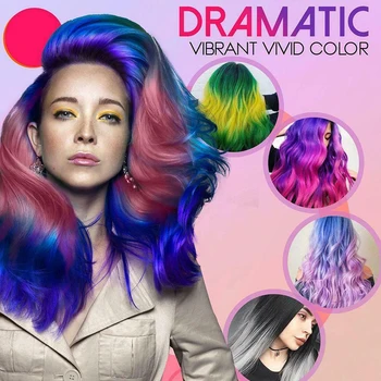 

Magical Thermochromic Color Changing Hair Dye Temporary Hair Color Wax For Carnival Party Christmas Birthday Hair Styling Tools