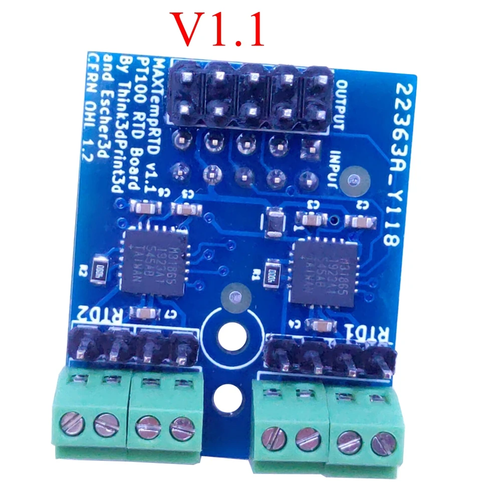 3Д принтер клонированная PT100 Дочерняя плата для Duet 2 Wifi, Duet 2 Ethernet и Duet 2 Maestro материнская плата