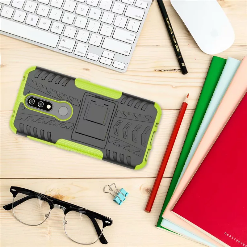 Thouport Silicone Case For Nokia 4.2 2.1 2.2 Hybrid Cases Heavy Duty ShockProof Cover Nokia2.1 Stand Shell | Мобильные телефоны и