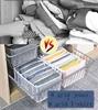 New home foldable wardrobe storage rack for jeans storage box T-shirt and leggings drawer storage rack drawer 3
