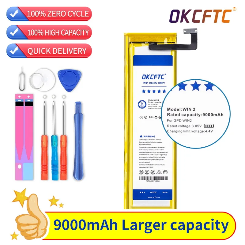 Batteria Ad Alta Capacità Per Gpd Micropc Win 1 Per Batteria Gpd Win2 Per Batteria Gpd Pocket 2 P2 Max Per Batterie Gpd Win 1
