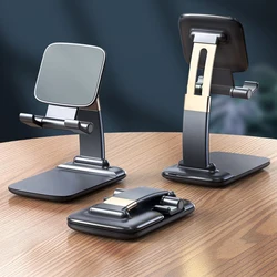 Support de bureau universel réglable en métal, pliable, pour IPhone 12 Pro Max Note 20 Ultra IPad tablette 