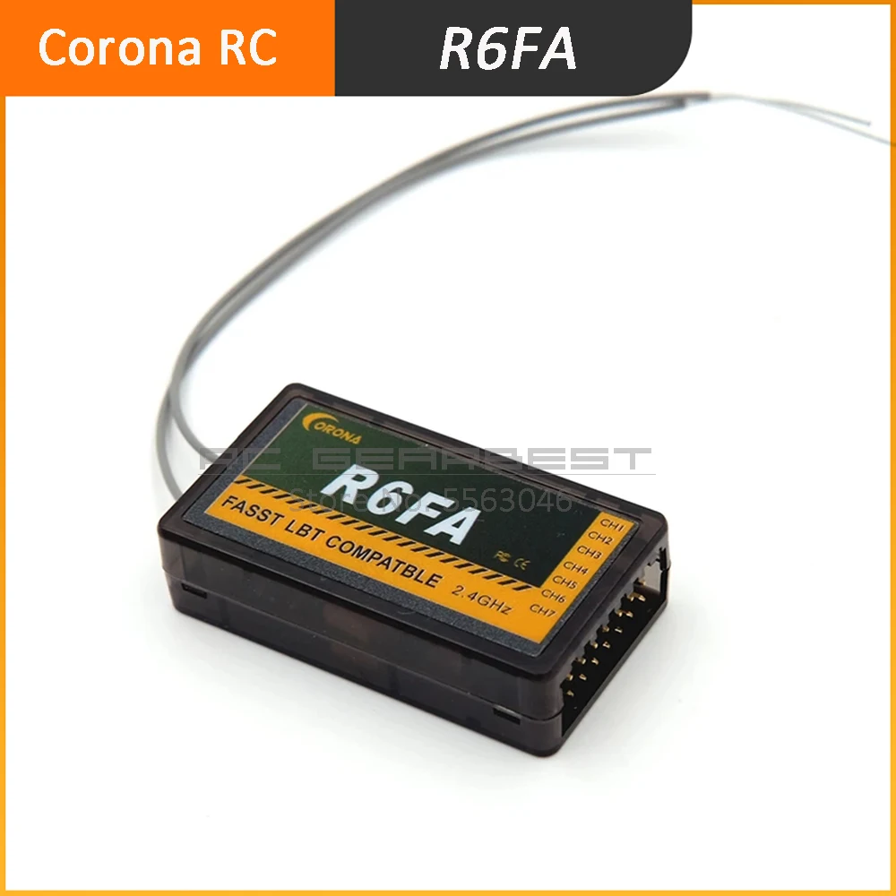 Futaba 2 4 ГГц FASST совместимый приемник для 10C 12FG 14SG 16SZ 18SZ - R6FA | Игрушки и хобби