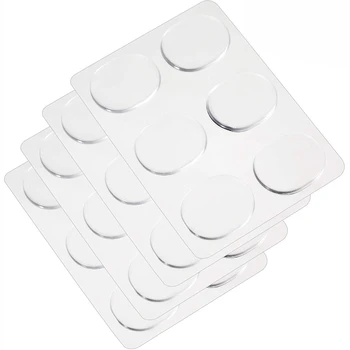 

36 Pcs Drum Damper Gel Pads Drum Mute Gel Transparent Silicone Drums for Drum Tone Control