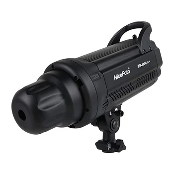 

Nicefoto TB-400C 400W Compact Studio Flash Light Strobe Lighting Lamp Head Fast Recycle Time 0.1-1s LED Display