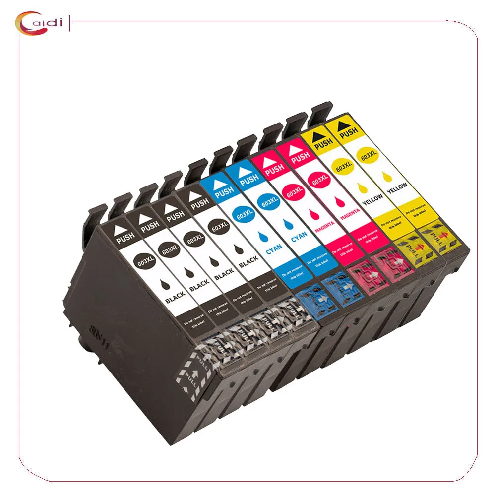 10 упаковок по T603-совместимый картридж с чернилами для принтера Epson Expression Home XP-3100 XP-4100 XP-2100 XP-2105 XP-3105 XP-4105 принтер