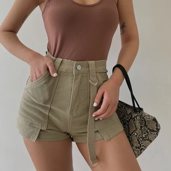 

2020 new fashion casual women's clothing High waist denim shorts jeans