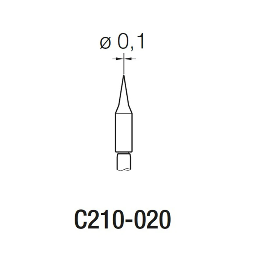 3 шт. оригинальный JBC жало паяльника C210 018 020 002 советы для T210 A пайки ручка CD 2SE