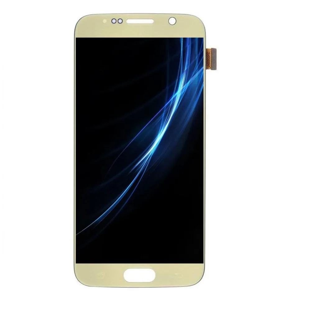 5,1 дюйма super OLED ЖК-экран для samsung S6 Экран G920 G920F G920V G920A ЖК-дисплей Дисплей и кодирующий преобразователь сенсорного экрана в сборе Запчасти