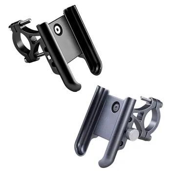 

Motorcycle Phone Holder Bike Aluminium Handlebar Phone Mount 360 Rotatable Compatible for Samsung iPhone 3.5-7.2Inch Cellphones