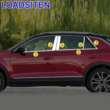 

Car Auto Chromium Decorative Window Body Handle Door Exterior Accessories Accessory Modification 18 19 FOR Volkswagen T-ROC