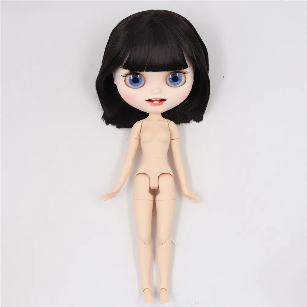 Ледяная фабрика blyth кукла на заказ кукла bjd игрушка белая кожа соединение тела матовое лицо с зубами голая кукла 30 см
