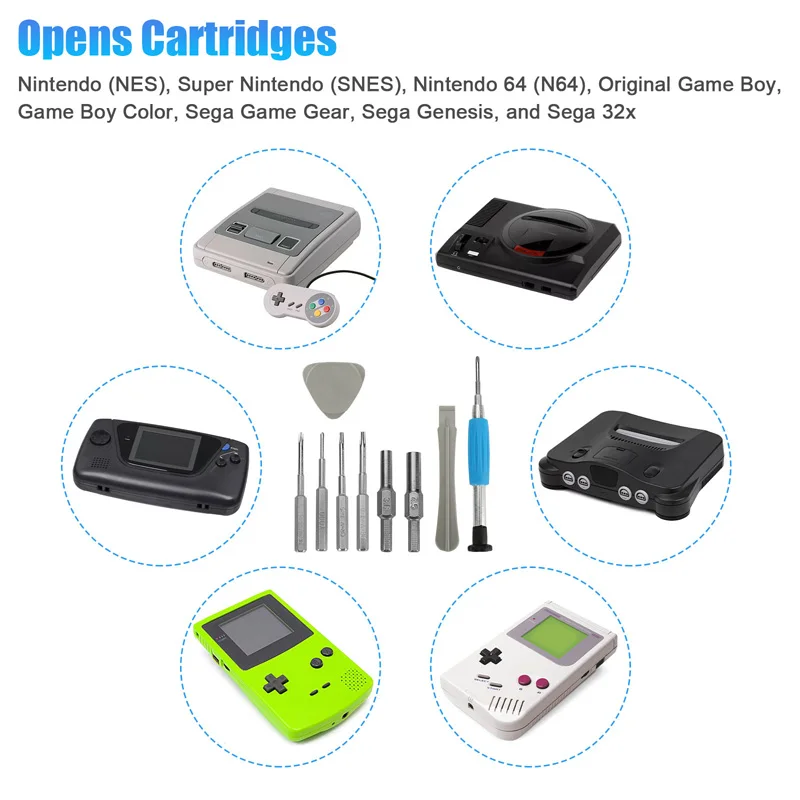 Nintendo Switch用の精密ドライバーセット,ネジ付き修理ツール