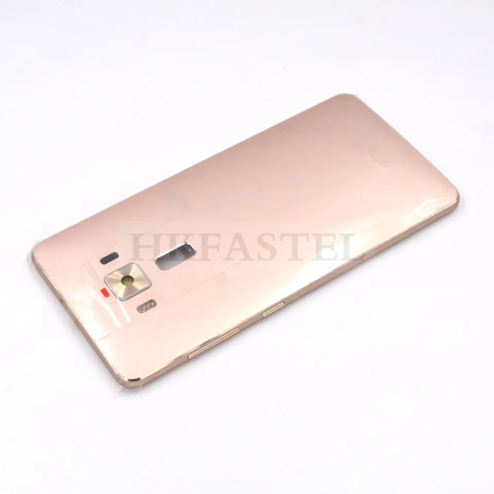 ZS570KL корпус для Asus Zenfone 3 Deluxe 5,7 ZS570KL задняя крышка батарейный отсек объектив камеры с кнопкой громкости питания