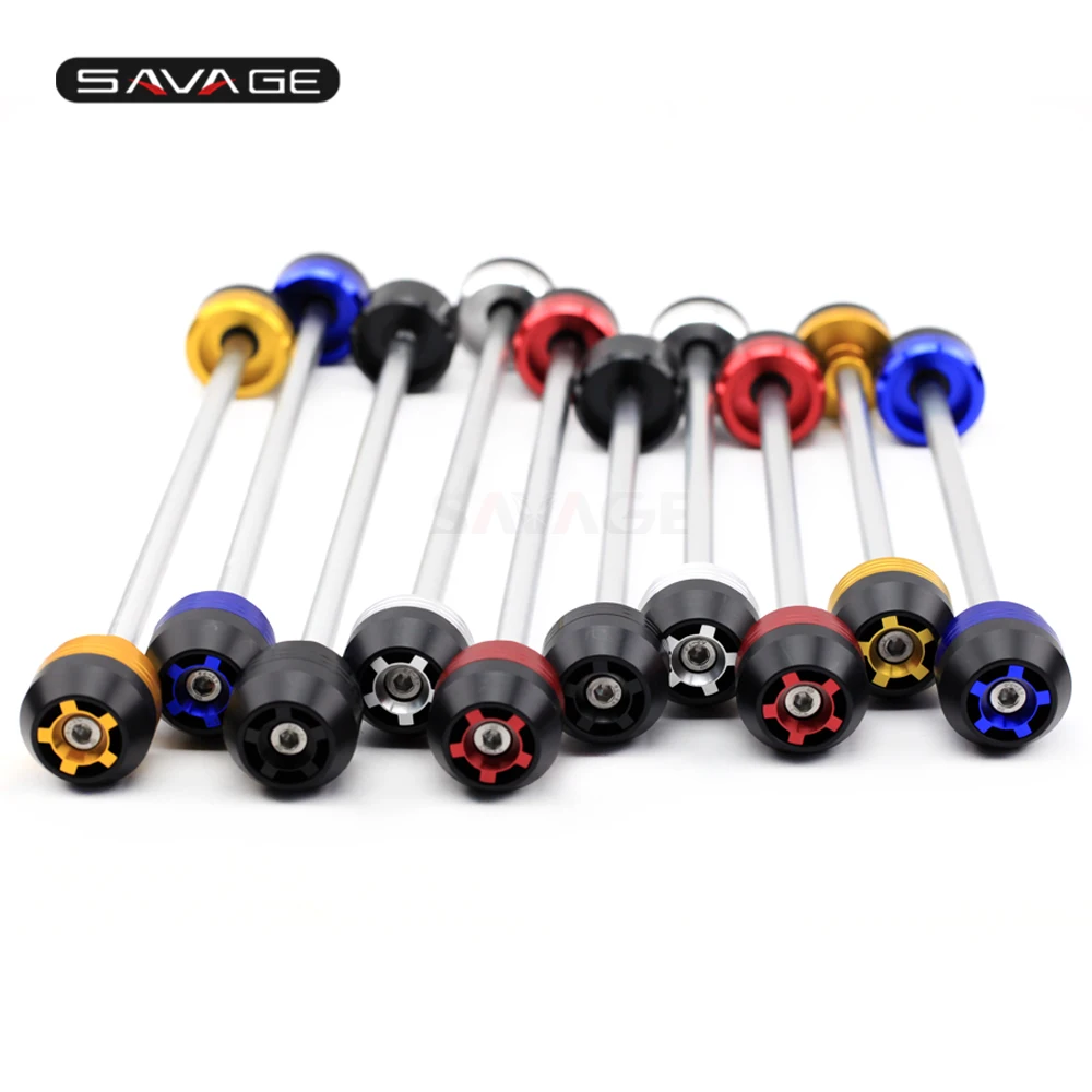 Front Rear Axle Fork Wheel Protector Sliders Falling Protection (53)