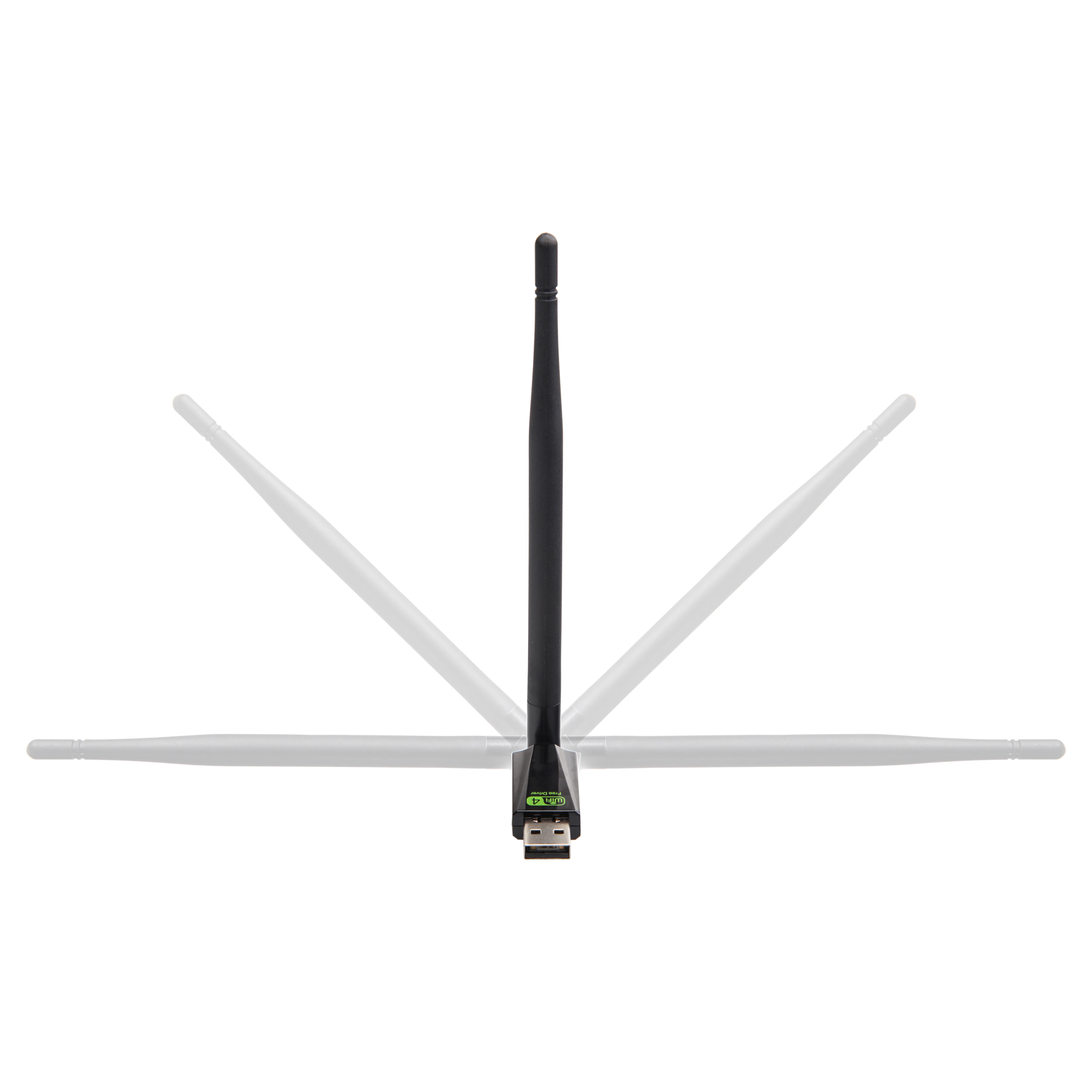 USB Wifi Adapter 2.4G 5dBi High Gain Antenna for Desktop Windows XP/Vista/7/8/10 150M USB Wireless Adapter chip-RTL8812GU