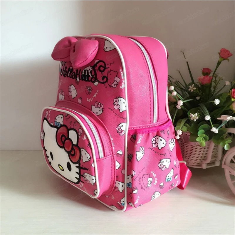 HELLO KITTY Модный маленький рюкзак для девушек, мягкий на ощупь рюкзак, многофункциональная сумка для детского сада, мини-рюкзак для девочек, водонепроницаемая сумка