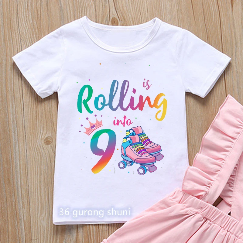 T-Shirt For Boys/Girls Cool Skates Graphics 3 To 12 Years Old Birthday  Gifts Clothing Fashion Harajuku Boys/Girls Tshirt Tops 3