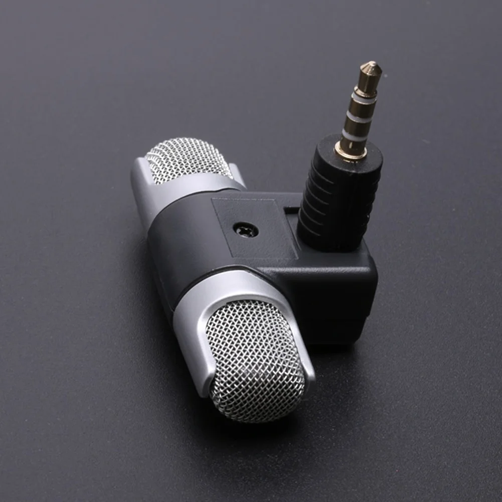 Mini 3.5mm Jack Microphone Stereo Mic For Recording Mobile Phone Studio Interview Microphone For Smartphone