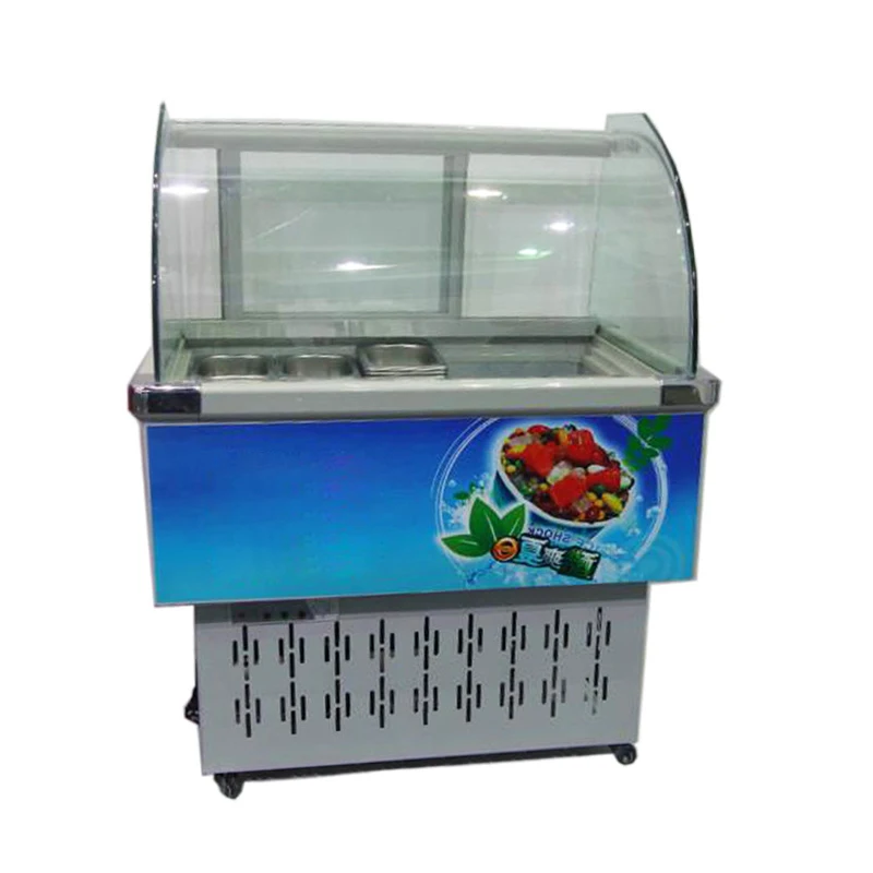 Jamielin Freezer Case cabinet popsicle display ice porridge cold drink refrigerator cream |