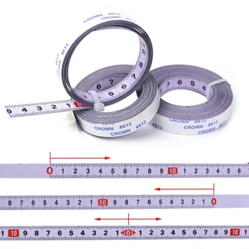 

Woodworking Self-adhesive Metric Ruler Miter Track Tape Scale Measure Ruler Tool For T-track Router Table Saw Band