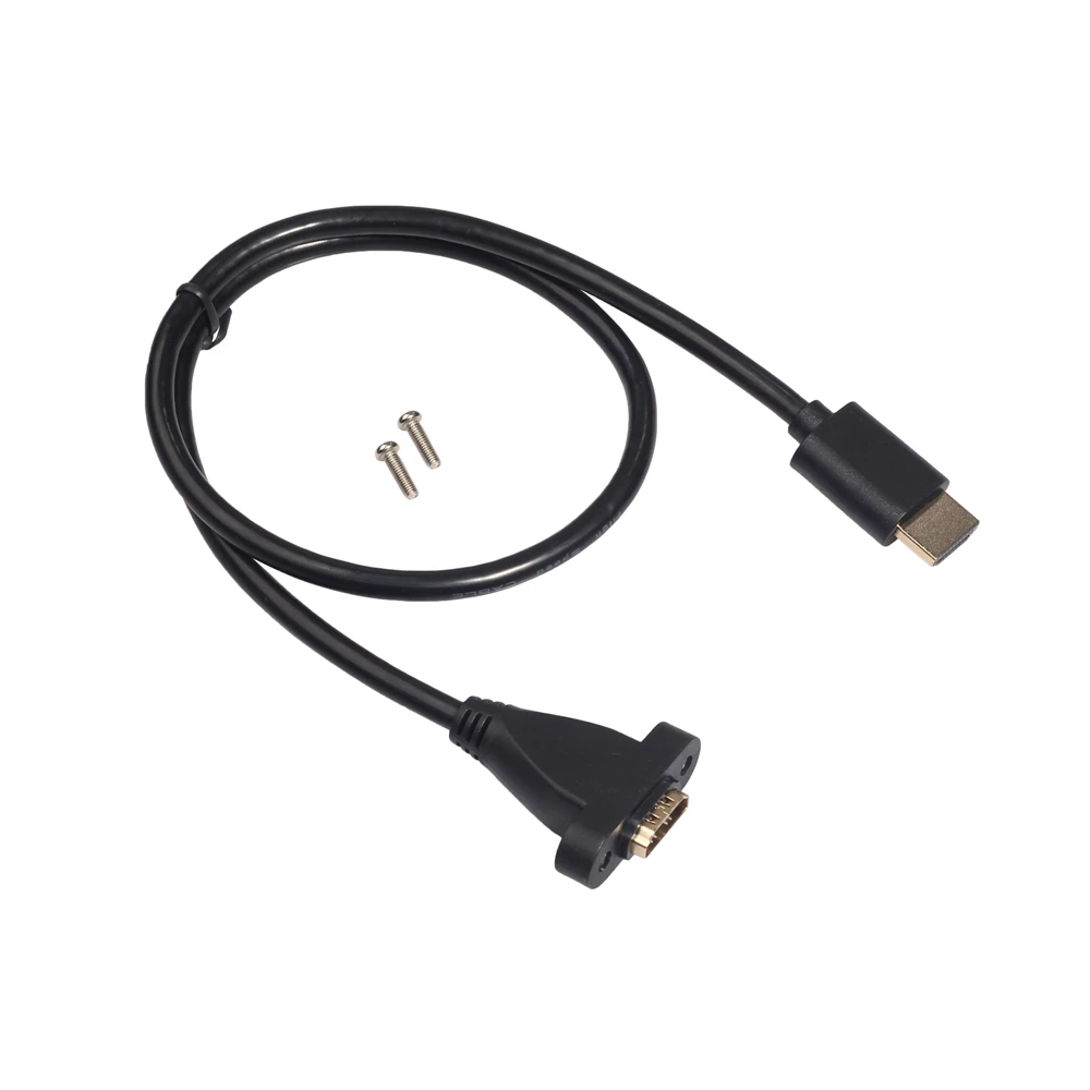 Кабель-удлинитель HDMI с позолоченным креплением на панель V1.4 1080P для psp HDTV 30 см 50 см 1 м 1,5 м