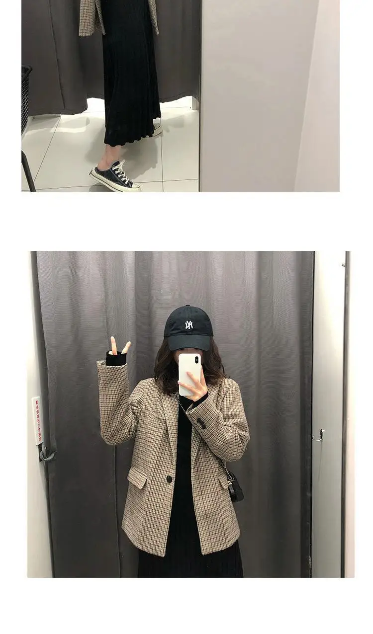 Outono e Inverno para Mulheres Saia de Fundo Vestido de Malha Nova Cintura Fechamento Retro Saia Longa Manga Comprida Fino 7 de fundo cintura fechamento retro saia longa