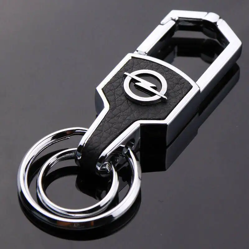 

3D Metal Zinc Alloy Car Logo Keychain Key Rings Key Chain For Opel Insignia Astra Crosa Vectra Omega Zafira Car Accessories