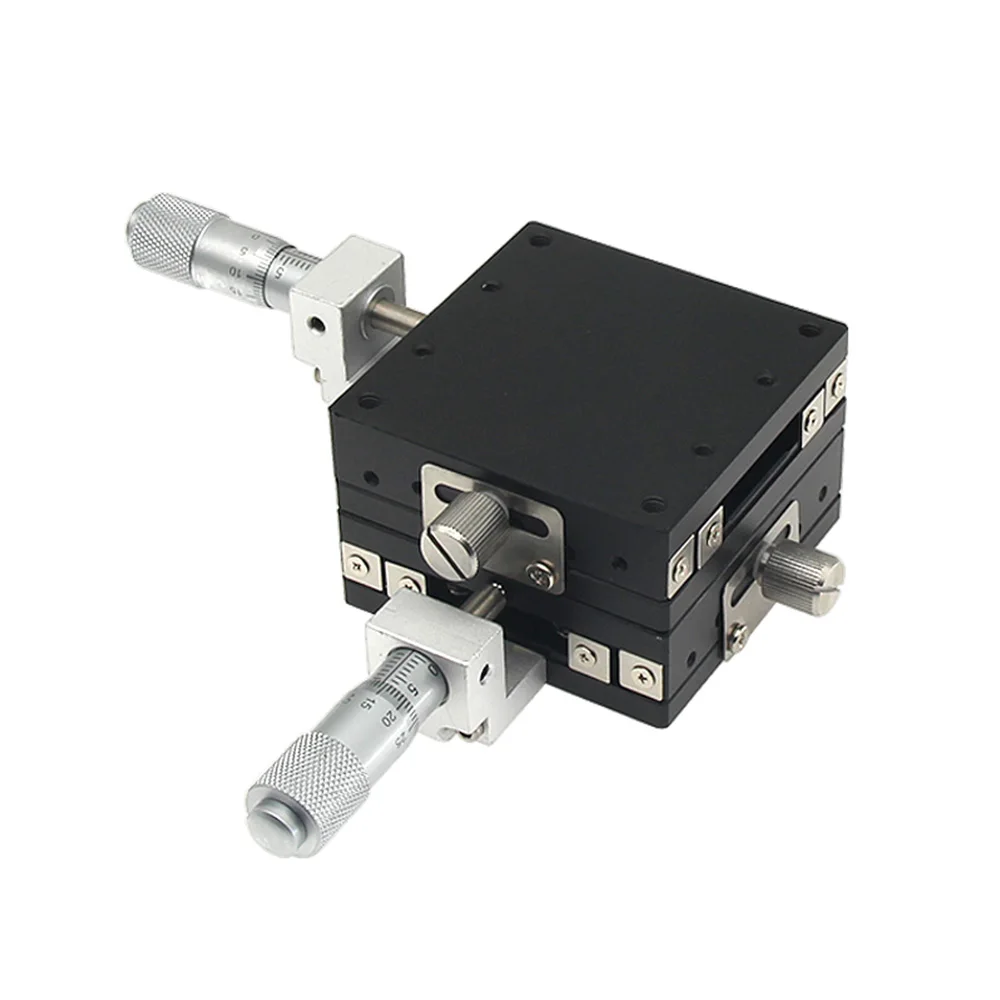 

XY Axis LGY60 60*60 ручная платформа смещения микрометр скользящая стальная шариковая направляющая XY60 LGY60-R LGY60-L LGY60-C