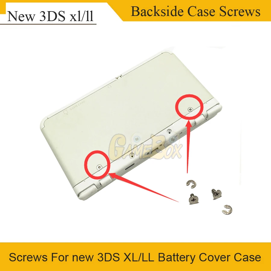 3DS/3DS XL/NEW 3DS/NEW 3DS XL 하우징 배터리 커버 용 1 쌍 OEM 나사교체부품&액세사리 AliExpress