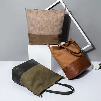 

2020 New Messenger Bag European and American Fashion Ladies Large Portable Tote Bag
