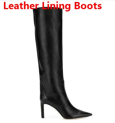 YUE JABO/Женская обувь из натуральной кожи; зимние высокие сапоги на высоком каблуке; теплые зимние сапоги; женские кожаные высокие мотоботы; большой размер 43 - Цвет: as pictures