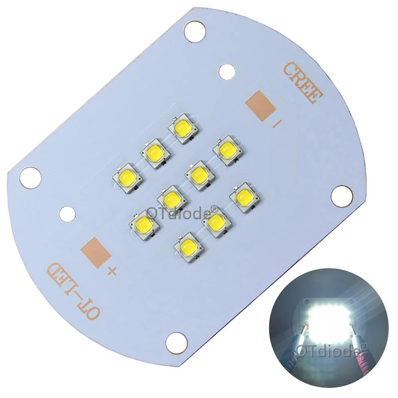 Cree XLamp XP-G2 XPG2 50 Вт 100 Вт светодиодный белый/теплый белый высокомощный светодиодный светильник медная печатная плата для дома/уличного освещения