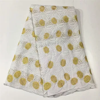 

African High Quality lace Swiss Voile Laces In Switzerland Cotton African Dry Cotton Lace Fabric Nigerian Voile Lace 12L15-98