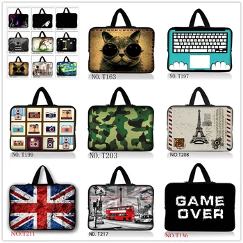 

7 10 15.6 14.1 12 13 17 Neoprene Laptop Bag Sleeve Pouch Bag For Notebook Computer Bag 13.3 15.4 15.6 17.3 For Macbook Air / Pro