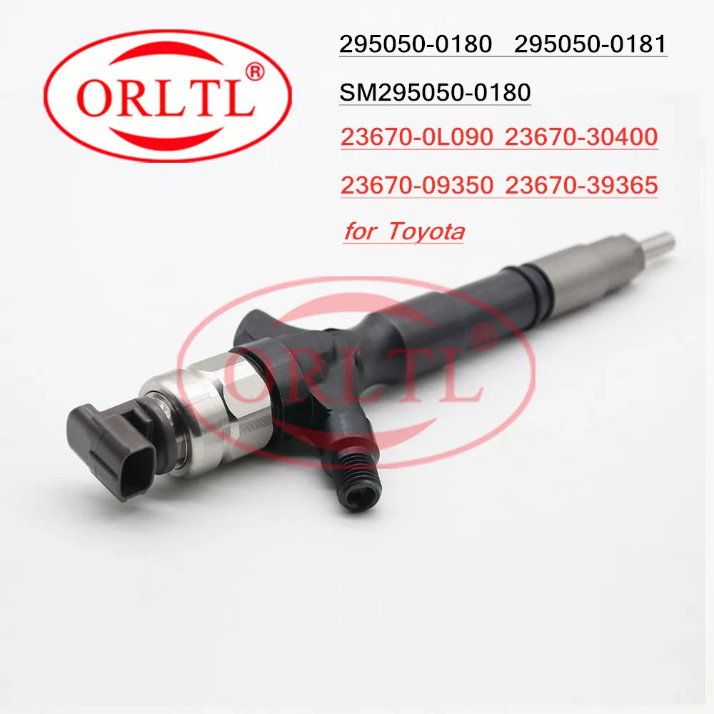 

ORLTL 295050-0180 295050-0181 SM295050-0180 Common Rail Injector for Toyota Hilux 2.5 d 2010- 2KD-FTV, D-4D, Euro 4 3.0 d