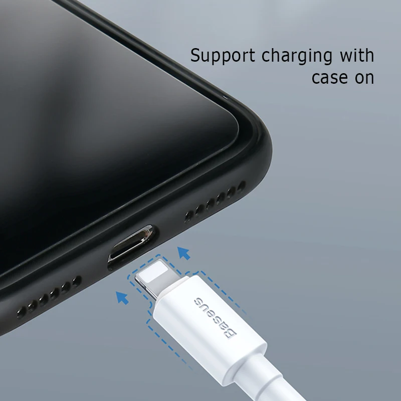 Baseus 18 Вт Кабель для быстрой зарядки USB-C для Lightning PD провод для iPhone 11 Pro X Max зарядный кабель для передачи данных для Macbook iPad USB шнур