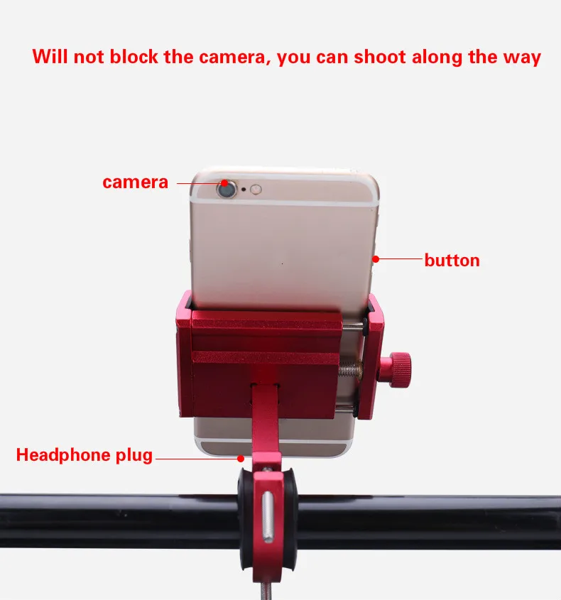 Мотоцикл CNC мобильный телефон держатель мотоцикла крест скутер велосипед E Bike