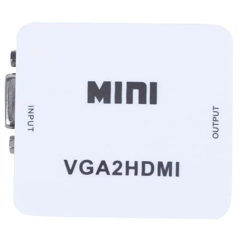 1080P Аудио VGA к HDMI HD HDTV видео конвертер коробка адаптер для ПК ноутбук DVD