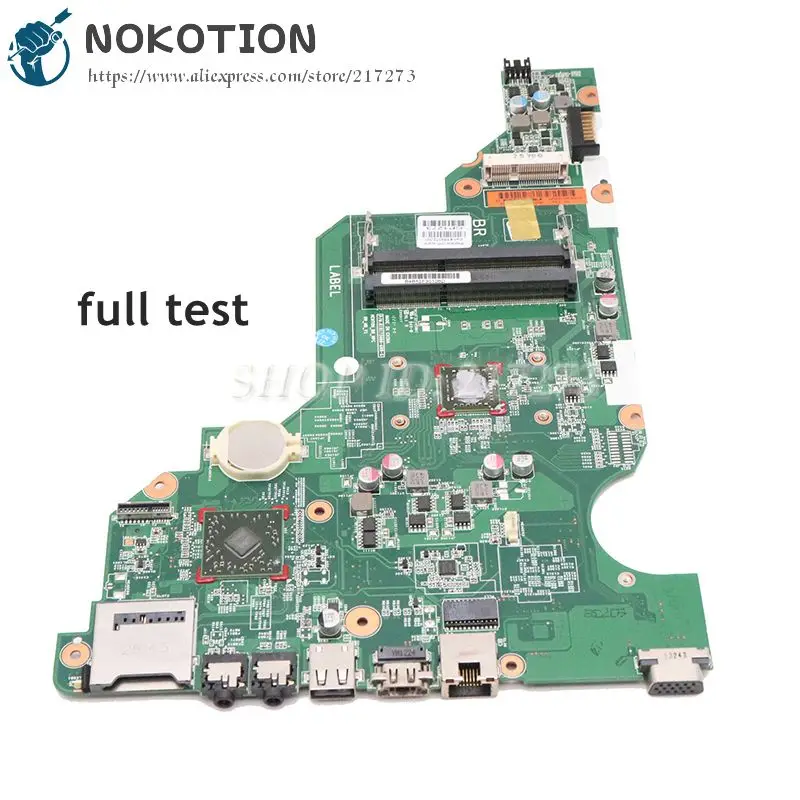 NOKOTION 689071 001 689072 501 601 для ноутбука HP CQ58 1000 материнская плата DDR3 Полная