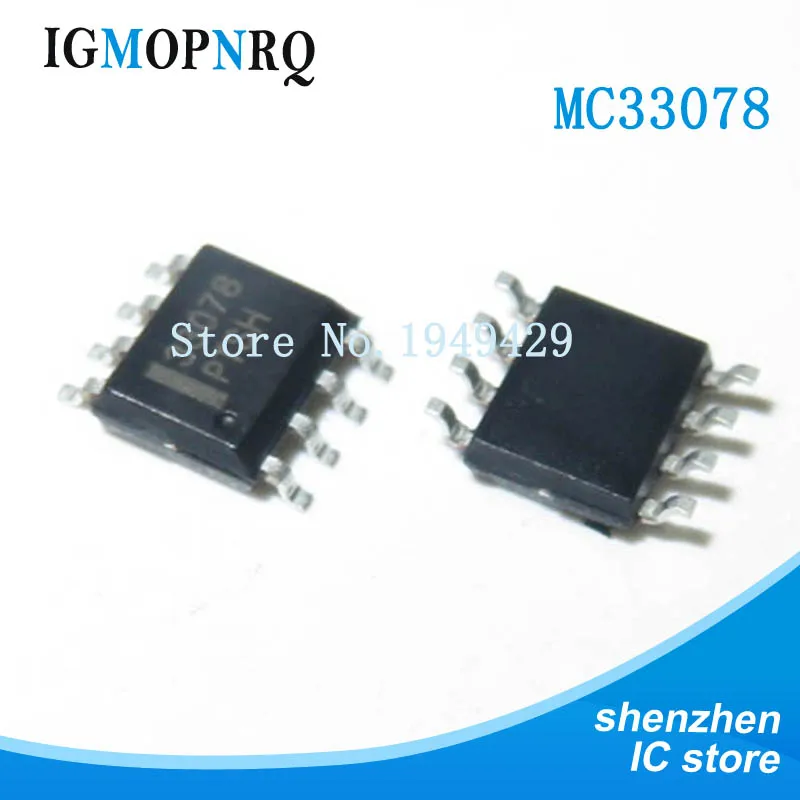 

10PCS MC33078 33078 SOP-8 operational amplifier buffer amplifier with MC33078DR New Original Free Shipping