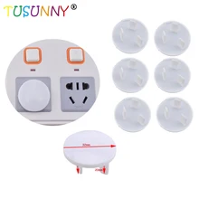 TUSUNNY 6 шт/лот Электрическая безопасность 6 шт. китайский и австралийский стандарт защита от детей Защита от розеток для детей